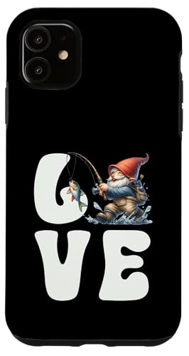 Love Fishing Dad Gnome Graphic For Men Funny Grandpa Life Hülle für iPhone 11 von Fathers Day Fishing Gifts For Dad Fisherman Gnome