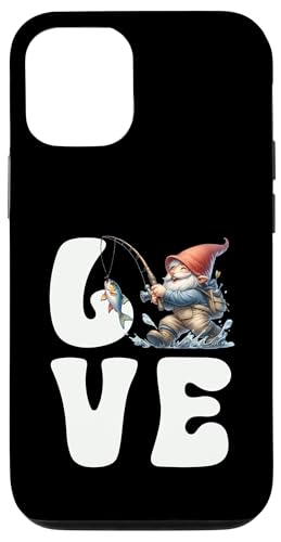 Love Fishing Dad Gnome Graphic For Men Funny Grandpa Life Hülle für iPhone 12/12 Pro von Fathers Day Fishing Gifts For Dad Fisherman Gnome