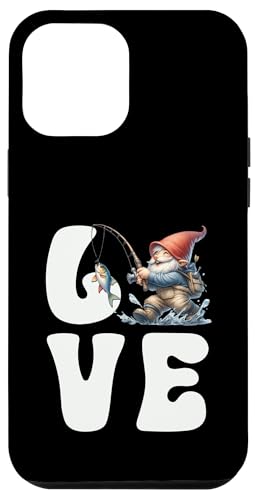 Love Fishing Dad Gnome Graphic For Men Funny Grandpa Life Hülle für iPhone 12 Pro Max von Fathers Day Fishing Gifts For Dad Fisherman Gnome