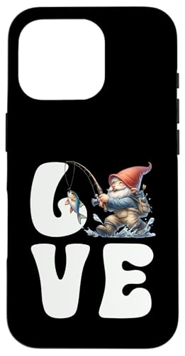 Love Fishing Dad Gnome Graphic For Men Funny Grandpa Life Hülle für iPhone 16 Pro von Fathers Day Fishing Gifts For Dad Fisherman Gnome