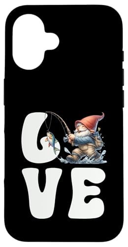 Love Fishing Dad Gnome Graphic For Men Funny Grandpa Life Hülle für iPhone 16 Love Fishing Dad Gnome Graphic For Men Funny Grandpa Life Hülle für iPhone 16 von Fathers Day Fishing Gifts For Dad Fisherman Gnome