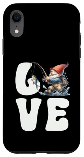 Love Fishing Dad Gnome Graphic For Men Funny Grandpa Life Hülle für iPhone XR von Fathers Day Fishing Gifts For Dad Fisherman Gnome