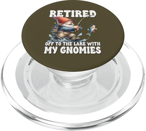 Retired Gnome For Fishing Lovers Funny Retirement Saying PopSockets PopGrip für MagSafe Retired Gnome For Fishing Lovers Funny Retirement Saying PopSockets PopGrip für MagSafe von Fathers Day Fishing Gifts For Dad Fisherman Gnome