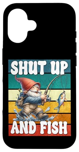 Shut Up And Fish Gnome For Men Funny Fathers Day Fishing Dad Hülle für iPhone 16 Shut Up And Fish Gnome For Men Funny Fathers Day Fishing Dad Hülle für iPhone 16 von Fathers Day Fishing Gifts For Dad Fisherman Gnome