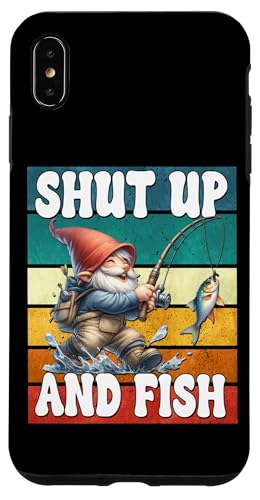 Shut Up And Fish Gnome For Men Funny Fathers Day Fishing Dad Hülle für iPhone XS Max von Fathers Day Fishing Gifts For Dad Fisherman Gnome