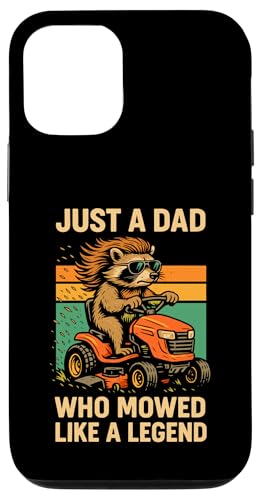 Just A Dad Who Funny Fathers Day Gift Racoon Joke Dad Hülle für iPhone 12/12 Pro von Fathers Day Shirt For Dad Funny Just A Dad TShirt