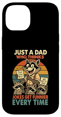 Just A Dad Who Funny Fathers Day Gift Racoon Joke Dad Hülle für iPhone 14 Just A Dad Who Funny Fathers Day Gift Racoon Joke Dad Hülle für iPhone 14 von Fathers Day Shirt For Dad Funny Just A Dad TShirt