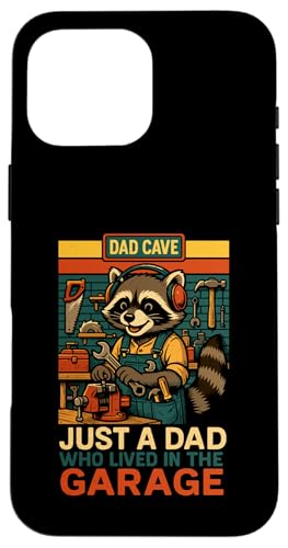 Just A Dad Who Funny Fathers Day Gift Racoon Joke Dad Hülle für iPhone 16 Pro Max Just A Dad Who Funny Fathers Day Gift Racoon Joke Dad Hülle für iPhone 16 Pro Max von Fathers Day Shirt For Dad Funny Just A Dad TShirt