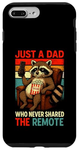 Just A Dad Who Funny Fathers Day Gift Racoon Joke Dad Hülle für iPhone 7 Plus/8 Plus von Fathers Day Shirt For Dad Funny Just A Dad TShirt