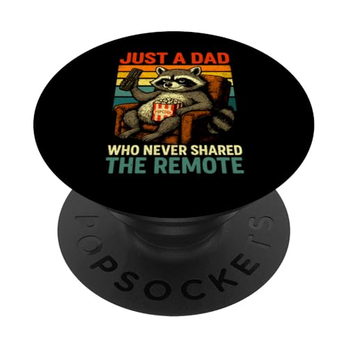 Just A Dad Who Funny Fathers Day Gift Racoon Joke Dad PopSockets Klebender PopGrip Just A Dad Who Funny Fathers Day Gift Racoon Joke Dad PopSockets Klebender PopGrip von Fathers Day Shirt For Dad Funny Just A Dad TShirt
