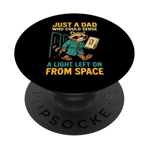 Just A Dad Who Funny Fathers Day Gift Racoon Joke Dad PopSockets Klebender PopGrip Just A Dad Who Funny Fathers Day Gift Racoon Joke Dad PopSockets Klebender PopGrip von Fathers Day Shirt For Dad Funny Just A Dad TShirt