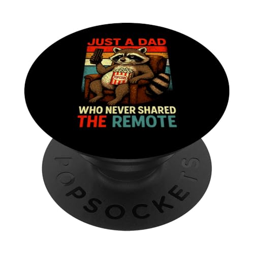 Just A Dad Who Funny Fathers Day Gift Racoon Joke Dad PopSockets Klebender PopGrip Just A Dad Who Funny Fathers Day Gift Racoon Joke Dad PopSockets Klebender PopGrip von Fathers Day Shirt For Dad Funny Just A Dad TShirt
