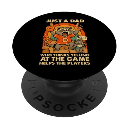 Just A Dad Who Funny Fathers Day Gift Racoon Joke Dad PopSockets Klebender PopGrip Just A Dad Who Funny Fathers Day Gift Racoon Joke Dad PopSockets Klebender PopGrip von Fathers Day Shirt For Dad Funny Just A Dad TShirt