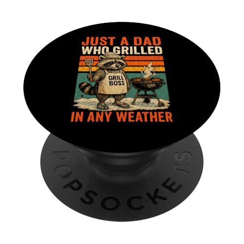 Just A Dad Who Funny Fathers Day Gift Racoon Joke Dad PopSockets Klebender PopGrip Just A Dad Who Funny Fathers Day Gift Racoon Joke Dad PopSockets Klebender PopGrip von Fathers Day Shirt For Dad Funny Just A Dad TShirt