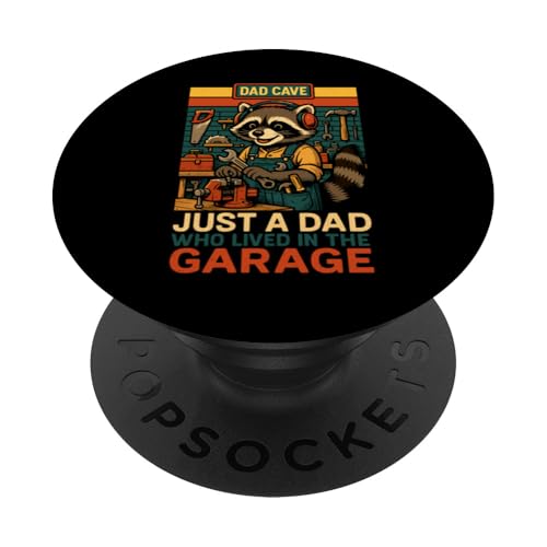 Just A Dad Who Funny Fathers Day Gift Racoon Joke Dad PopSockets Klebender PopGrip Just A Dad Who Funny Fathers Day Gift Racoon Joke Dad PopSockets Klebender PopGrip von Fathers Day Shirt For Dad Funny Just A Dad TShirt