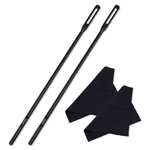 Flöten-Reinigungs-Set, Flöten-Reinigungsstab und Tuch, Flötenreiniger-Stab, Blockflöten-Reinigungsstab mit sauberem Tuch, Flöten-Wartungswerkzeuge für Piccoloflöten, Holzblasinstrumente, 2er-Set Flöten-Reinigungs-Set, Flöten-Reinigungsstab und Tuch, Flötenreiniger-Stab, Blockflöten-Reinigungsstab mit sauberem Tuch, Flöten-Wartungswerkzeuge für Piccoloflöten, Holzblasinstrumente, 2er-Set von Fatiya