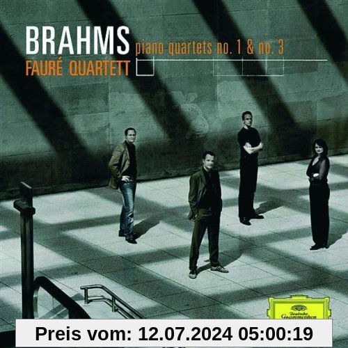 Faure Quartett: Brahms Klavierquartett 1 Op. 25 & Op. 3 von Faure Quartett