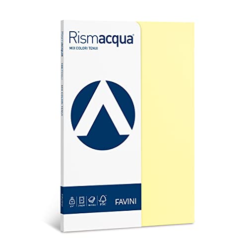 Favini Farbiges Papier Rismwater A4 – 90 g/m A69 x 124 cm (risma100) von Favini