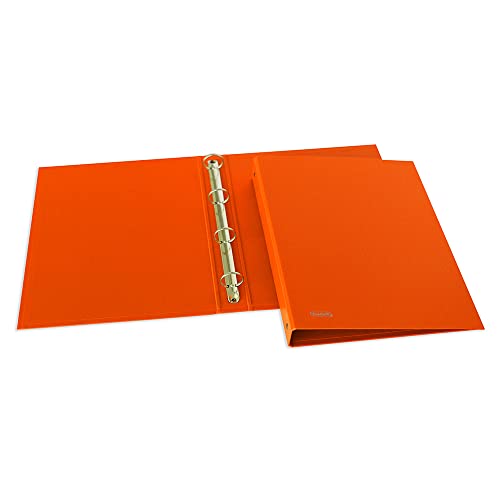 FAVORIT Sprint Ringordner aus Karton, 22 x 30 cm, 4 runde Ringe à 30 mm, orange 400173288 von Favorit