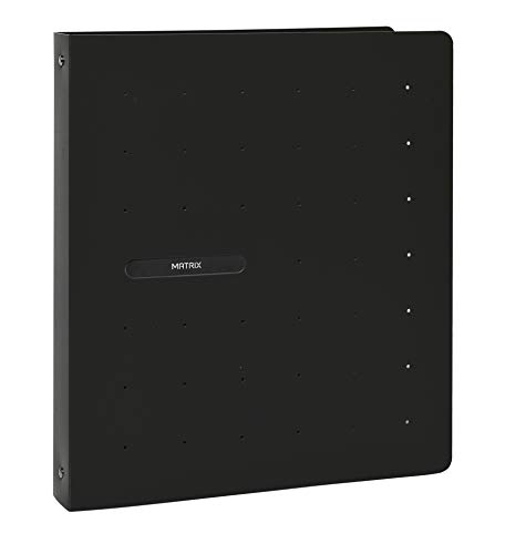 Favorit 400113811 Ordner Matrix Innenformat 22X30 cm 4 Ringe Durchmesser 30, schwarz von Favorit