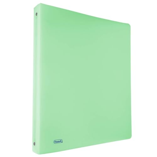 Favorit Ordner Polypropylen P@STEL 22 x 30 4 Ringe rund Durchmesser 15 mm Smaragd von Favorit