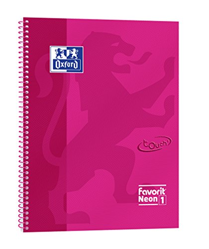 Oxford 400108133 Schreibheft, 160 Blatt Fuchsia A4+ von Favorit