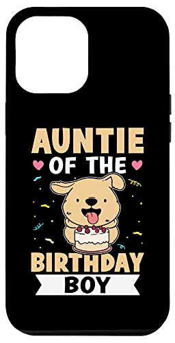 Auntie Of The Birthday Boy Hund mit Torte Hülle für iPhone 12 Pro Max Auntie Of The Birthday Boy Hund mit Torte Hülle für iPhone 12 Pro Max von Favorite Auntie Designs For Women