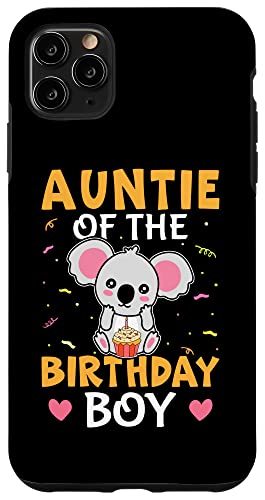 Auntie Of The Birthday Boy Koalabär für Mädchen Hülle für iPhone 11 Pro Max von Favorite Auntie Designs For Women