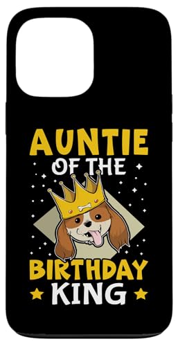 Auntie Of The Birthday King Dog mit Krone Hülle für iPhone 13 Pro Max Auntie Of The Birthday King Dog mit Krone Hülle für iPhone 13 Pro Max von Favorite Auntie Designs For Women