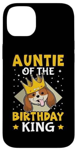 Auntie Of The Birthday King Dog mit Krone Hülle für iPhone 14 Plus Auntie Of The Birthday King Dog mit Krone Hülle für iPhone 14 Plus von Favorite Auntie Designs For Women