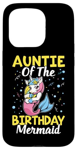 Auntie Of The Birthday Meerjungfrau Niedliches Einhorn für Mädchen Hülle für iPhone 15 Pro Auntie Of The Birthday Meerjungfrau Niedliches Einhorn für Mädchen Hülle für iPhone 15 Pro von Favorite Auntie Designs For Women
