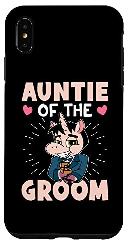 Auntie Of The Groom Lustiges Einhorn Hülle für iPhone XS Max Auntie Of The Groom Lustiges Einhorn Hülle für iPhone XS Max von Favorite Auntie Designs For Women