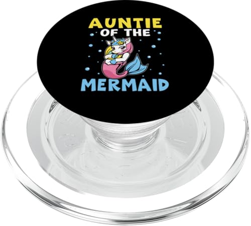Auntie Of The Mermaid Design für Mädchen PopSockets PopGrip für MagSafe von Favorite Auntie Designs For Women