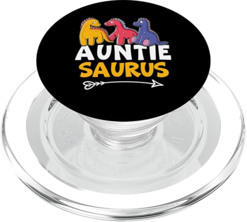 Auntie Saurus Dino für Mädchen und Jungen PopSockets PopGrip für MagSafe von Favorite Auntie Designs For Women