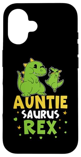 Auntie Saurus Rex Green Dino für Mädchen und Jungen Hülle für iPhone 16 Auntie Saurus Rex Green Dino für Mädchen und Jungen Hülle für iPhone 16 von Favorite Auntie Designs For Women