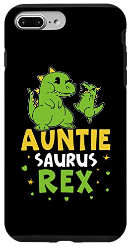 Auntie Saurus Rex Green Dino für Mädchen und Jungen Hülle für iPhone 7 Plus/8 Plus von Favorite Auntie Designs For Women