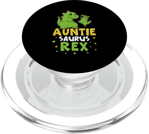Auntie Saurus Rex Green Dino für Mädchen und Jungen PopSockets PopGrip für MagSafe Auntie Saurus Rex Green Dino für Mädchen und Jungen PopSockets PopGrip für MagSafe von Favorite Auntie Designs For Women