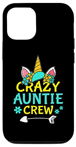 Crazy Auntie Crew Einhorn für Mädchen Hülle für iPhone 12/12 Pro Crazy Auntie Crew Einhorn für Mädchen Hülle für iPhone 12/12 Pro von Favorite Auntie Designs For Women