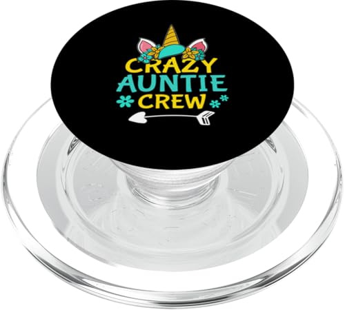 Crazy Auntie Crew Einhorn für Mädchen PopSockets PopGrip für MagSafe Crazy Auntie Crew Einhorn für Mädchen PopSockets PopGrip für MagSafe von Favorite Auntie Designs For Women