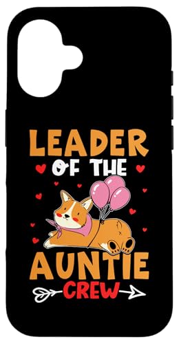 Crew-Design mit Hund von Leader Of The Auntie Hülle für iPhone 16 Crew-Design mit Hund von Leader Of The Auntie Hülle für iPhone 16 von Favorite Auntie Designs For Women