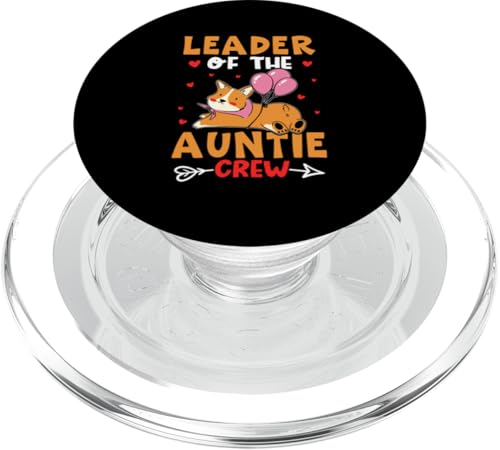 Crew-Design mit Hund von Leader Of The Auntie PopSockets PopGrip für MagSafe Crew-Design mit Hund von Leader Of The Auntie PopSockets PopGrip für MagSafe von Favorite Auntie Designs For Women