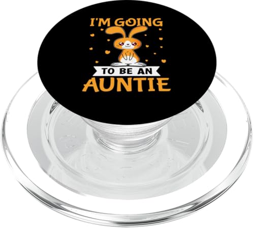 I'm Going To Be A Auntie Design with Bunny PopSockets PopGrip für MagSafe I'm Going To Be A Auntie Design with Bunny PopSockets PopGrip für MagSafe von Favorite Auntie Designs For Women