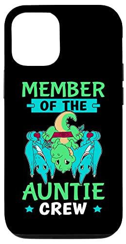 Mitglied der Auntie Crew Dino und Fledermäuse Hülle für iPhone 12/12 Pro Mitglied der Auntie Crew Dino und Fledermäuse Hülle für iPhone 12/12 Pro von Favorite Auntie Designs For Women
