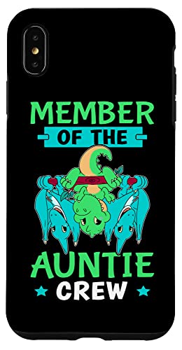 Mitglied der Auntie Crew Dino und Fledermäuse Hülle für iPhone XS Max Mitglied der Auntie Crew Dino und Fledermäuse Hülle für iPhone XS Max von Favorite Auntie Designs For Women
