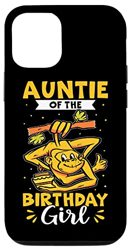 Tante des Geburtstagskindes, Affe Hülle für iPhone 12/12 Pro von Favorite Auntie Designs For Women