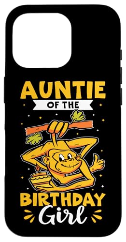 Tante des Geburtstagskindes, Affe Hülle für iPhone 16 Pro Tante des Geburtstagskindes, Affe Hülle für iPhone 16 Pro von Favorite Auntie Designs For Women