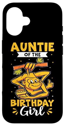 Tante des Geburtstagskindes, Affe Hülle für iPhone 16 von Favorite Auntie Designs For Women