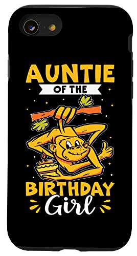Tante des Geburtstagskindes, Affe Hülle für iPhone SE (2020) / 7 / 8 von Favorite Auntie Designs For Women