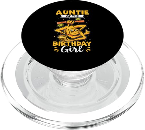 Tante des Geburtstagskindes, Affe PopSockets PopGrip für MagSafe Tante des Geburtstagskindes, Affe PopSockets PopGrip für MagSafe von Favorite Auntie Designs For Women