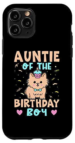 Tante des Geburtstagskindes, Hund mit Cupcake Hülle für iPhone 11 Pro von Favorite Auntie Designs For Women